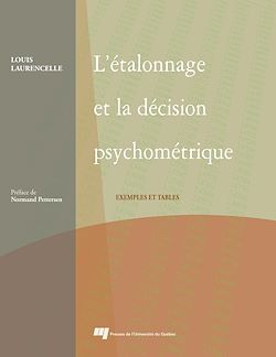 Télécharger le livre :  Étalonnage et la décision psychométrique