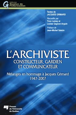 Télécharger le livre :  L'archiviste