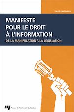 Télécharger le livre :  Manifeste pour le droit à l'information