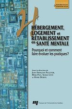 Télécharger le livre :  Hébergement, logement et rétablissement en santé mentale