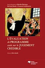 Télécharger le livre :  L'évaluation de programme axée sur le jugement crédible