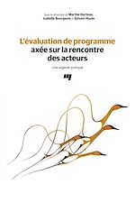 Télécharger le livre :  L'évaluation de programme axée sur la rencontre des acteurs
