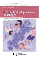 Télécharger le livre :  Le trouble développemental du langage