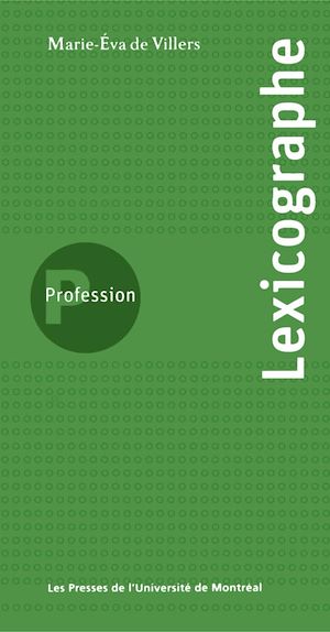 Téléchargez le livre :  Profession lexicographe