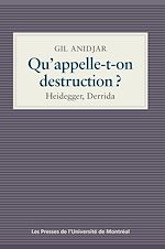 Télécharger le livre :  Qu'appelle-t-on destruction?