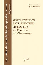 Download this eBook Vérité et fiction dans les entrées solennelles