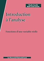 Télécharger le livre :  Introduction à l'analyse. Fonctions d'une variable réelle
