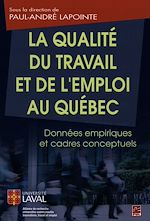 Download this eBook Qualité du travail et de l'emploi au Québec La