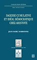 Télécharger le livre :  Sagesse cumulative et idéal démocratique chez Aristote
