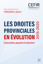 Télécharger le livre :  Les droites provinciales en évolution (2015-2020)