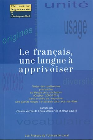 Téléchargez le livre :  Le français, une langue à apprivoiser