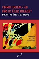 Télécharger le livre :  Comment enseigne-t-on dans les écoles efficaces? Efficacité des écoles et des réformes