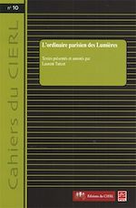 Télécharger le livre :  L'ordinaire parisien des Lumières