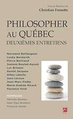Download this eBook Philosopher au Québec : Deuxièmes entretiens