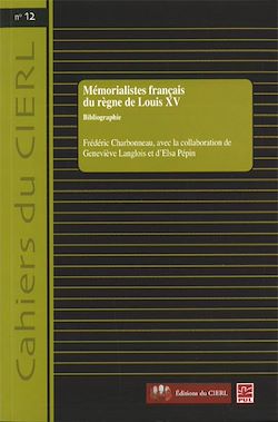Télécharger le livre :  Mémorialistes français du règne Louis XV