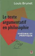Download this eBook Le texte argumentatif en philosophie