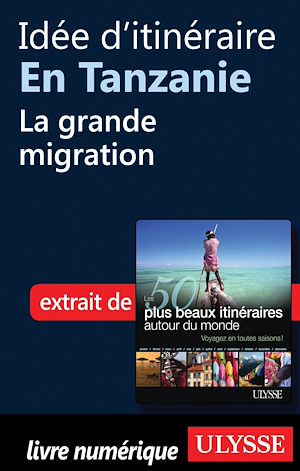 Téléchargez le livre :  Idée d'itinéraire en Tanzanie : la grande migration