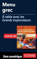 Télécharger le livre :  Menu grec - A table avec les Grands Explorateurs