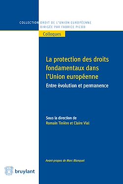 Télécharger le livre :  Protection des droits fondamentaux dans l'union Européenne