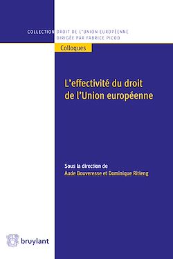Télécharger le livre :  L'effectivité du droit de l'Union européenne