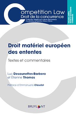 Télécharger le livre :  Droit matériel européen des ententes
