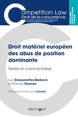 Télécharger le livre :  Droit matériel européen des abus de position dominante