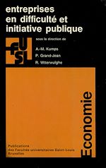 Télécharger le livre :  Entreprises en difficulté et initiative publique