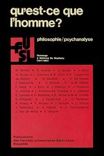 Télécharger le livre :  Qu'est-ce que l'homme ?