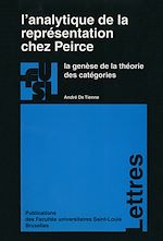 Télécharger le livre :  L'analytique de la représentation chez Peirce