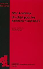 Télécharger le livre :  Star Academy : Un objet pour les sciences humaines ?
