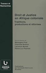 Télécharger le livre :  Droit et Justice en Afrique coloniale