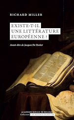 Télécharger le livre :  Existe-t-il une littérature européenne??