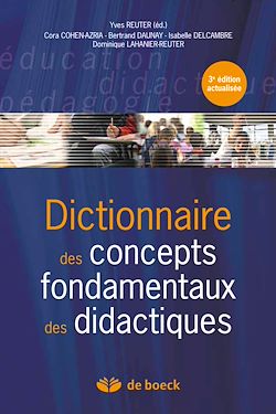 Télécharger le livre :  Dictionnaire des concepts fondamentaux aux didactiques