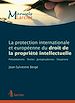 Télécharger le livre :  La protection internationale et européenne du droit de la propriété intellectuelle