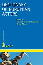 Télécharger le livre :  Dictionary of European actors