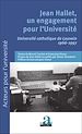 Télécharger le livre :  Jean Hallet, un engagement pour l'Université