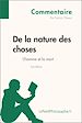Télécharger le livre :  De la nature des choses de Lucrèce - L'homme et la mort (Commentaire)