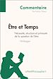 Télécharger le livre :  Être et Temps de Heidegger - Nécessité, structure et primauté de la question de l'être (Commentaire)