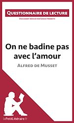 Télécharger le livre :  On ne badine pas avec l'amour d'Alfred de Musset