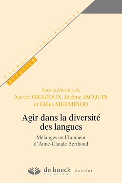 Télécharger le livre :  Agir dans la diversité des langues