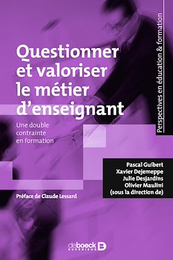 Télécharger le livre :  Questionner et valoriser le métier d'enseignant