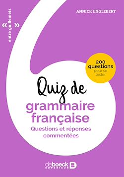 Télécharger le livre :  Quiz de grammaire française