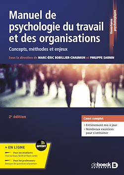 Télécharger le livre :  Manuel de psychologie du travail et des organisations : Série LMD