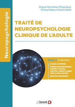 Télécharger le livre :  Traité de neuropsychologie clinique de l'adulte