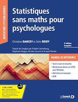 Télécharger le livre :  Statistiques sans maths pour psychologues