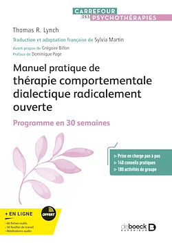 Télécharger le livre :  Manuel pratique de thérapie comportementale dialectique radicalement ouverte
