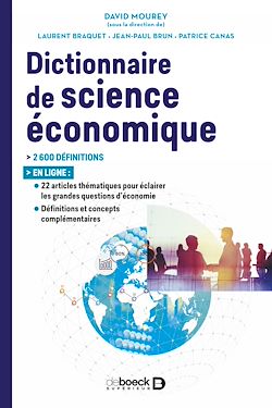 Télécharger le livre :  Dictionnaire de science économique