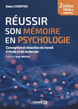 Télécharger le livre :  Réussir son mémoire en psycho