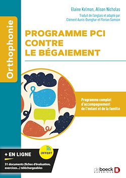 Télécharger le livre :  Programme PCI contre le bégaiement