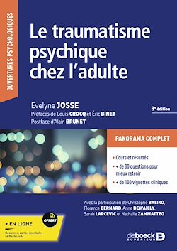 Télécharger le livre :  Le traumatisme psychique chez l'adulte